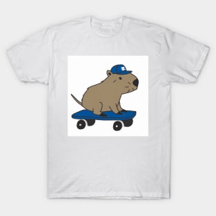 Capybara skating T-Shirt